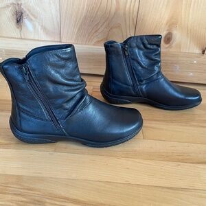 Hotter "Whisper" leather ankle boots NWT Size USA 8, EU 39, UK 6